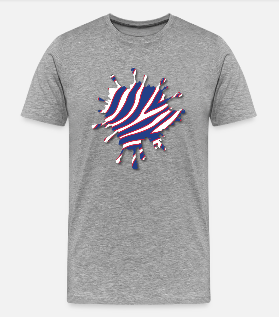 Paint Splash Tee - Grey