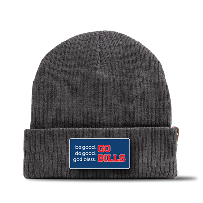 "Go Bills" Charcoal Beanie