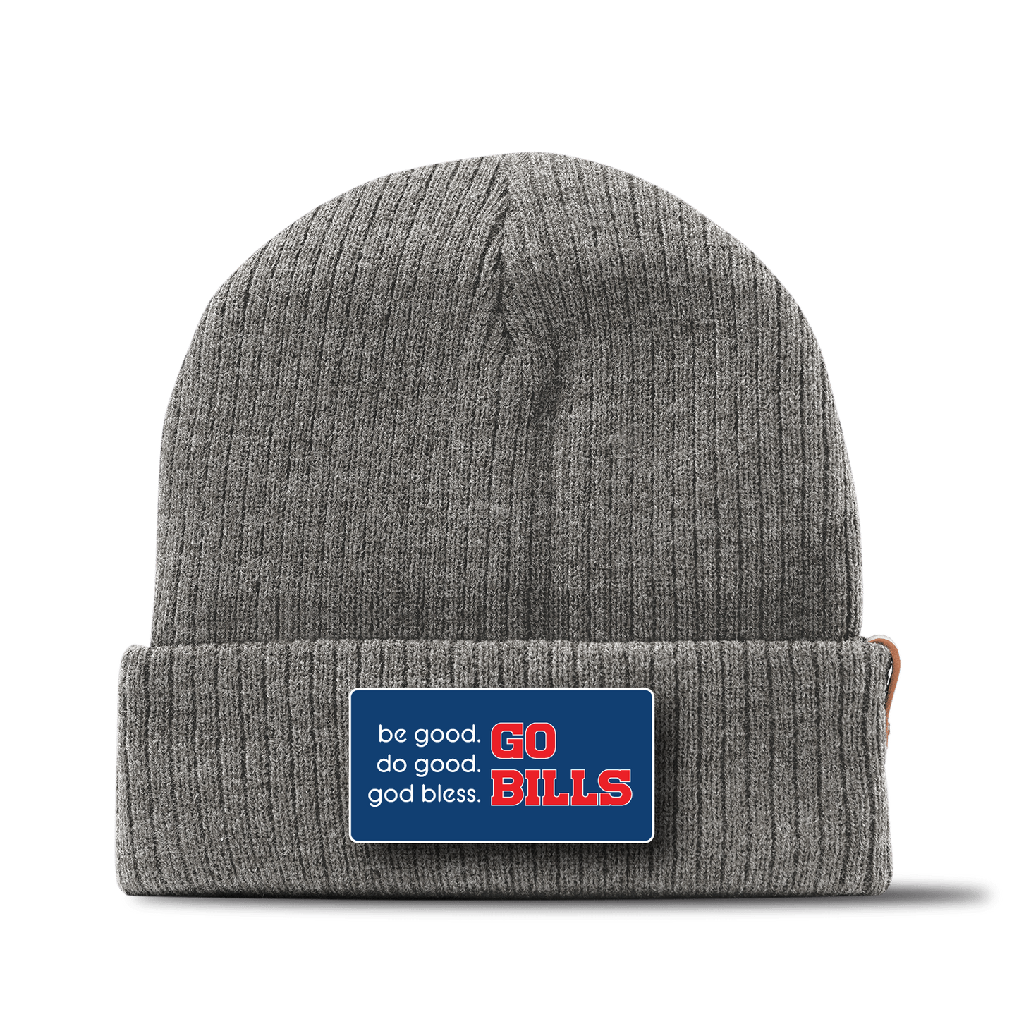 "Go Bills" Grey Beanie