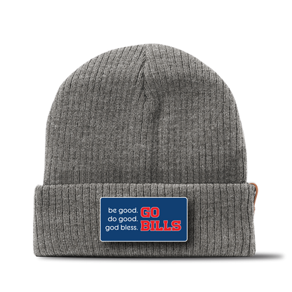 "Go Bills" Grey Beanie