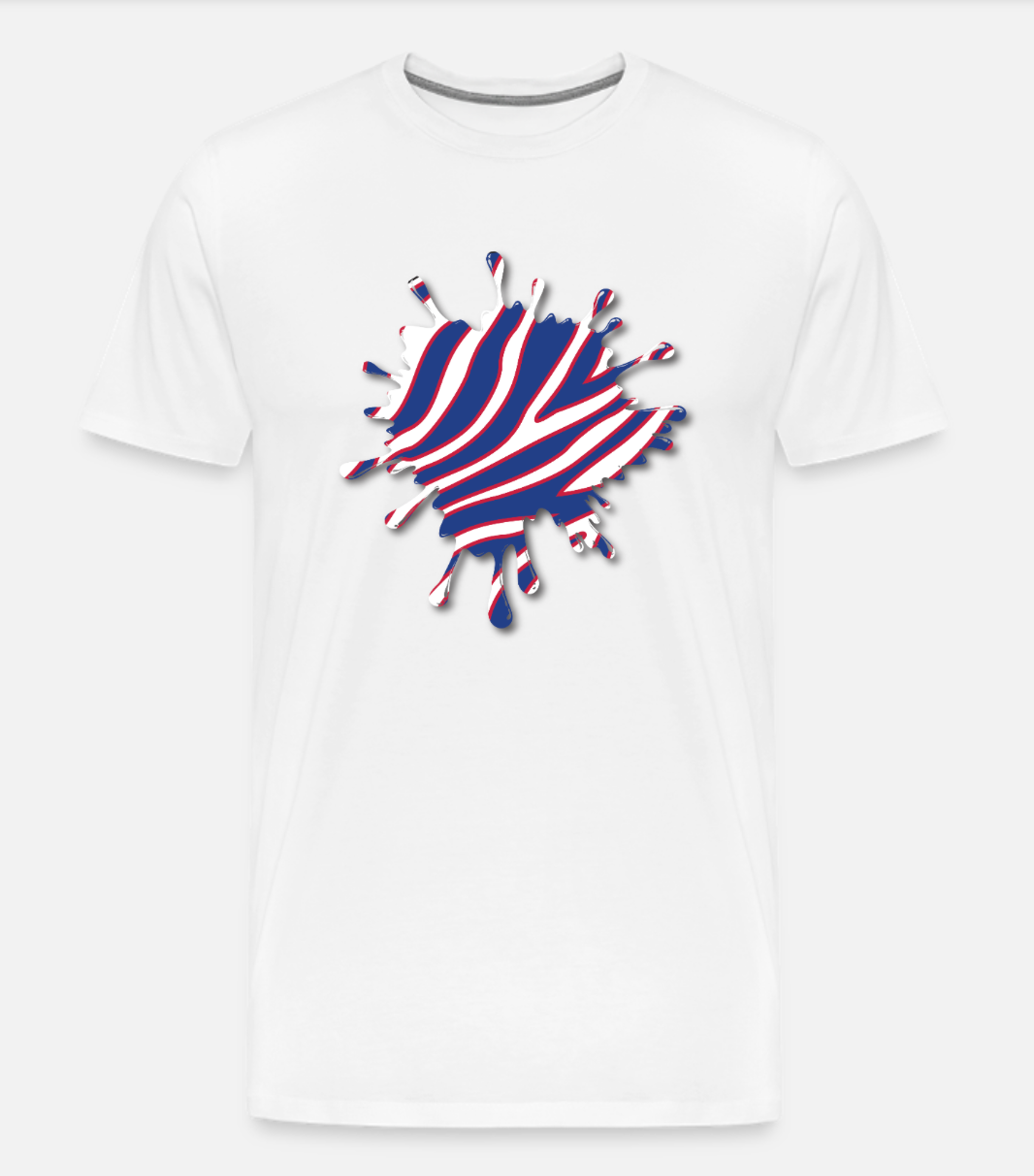 Paint Splash Tee - White