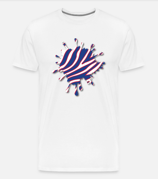 Paint Splash Tee - White